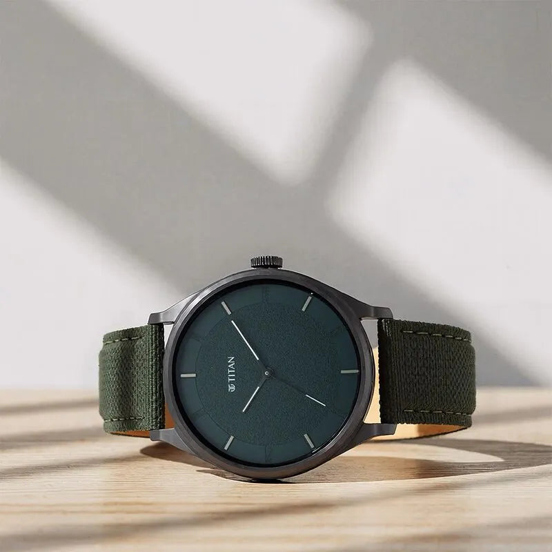 Titan Workwear 1802NL02 Green Dial Men&