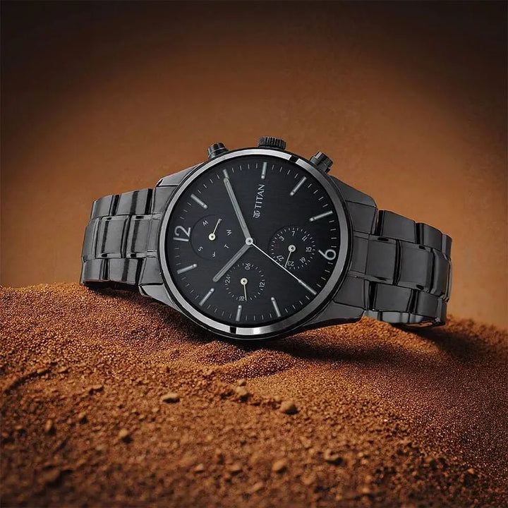 Titan Workwear 1805NM02 Multifunction Black Dial Men&