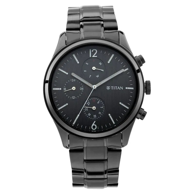 Titan Workwear 1805NM02 Multifunction Black Dial Men&