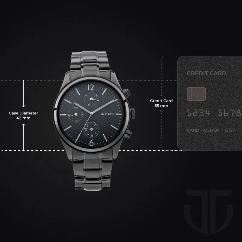 Titan Workwear 1805NM02 Multifunction Black Dial Men&