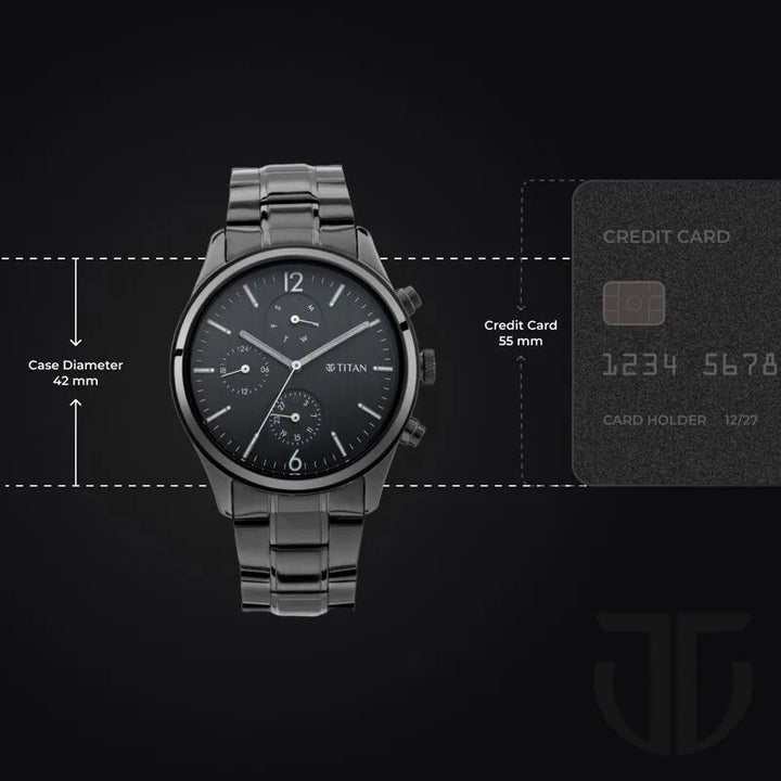 Titan Workwear 1805NM02 Multifunction Black Dial Men&