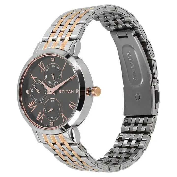 Titan Workwear Anthracite Dial Quartz Multifunction Women&