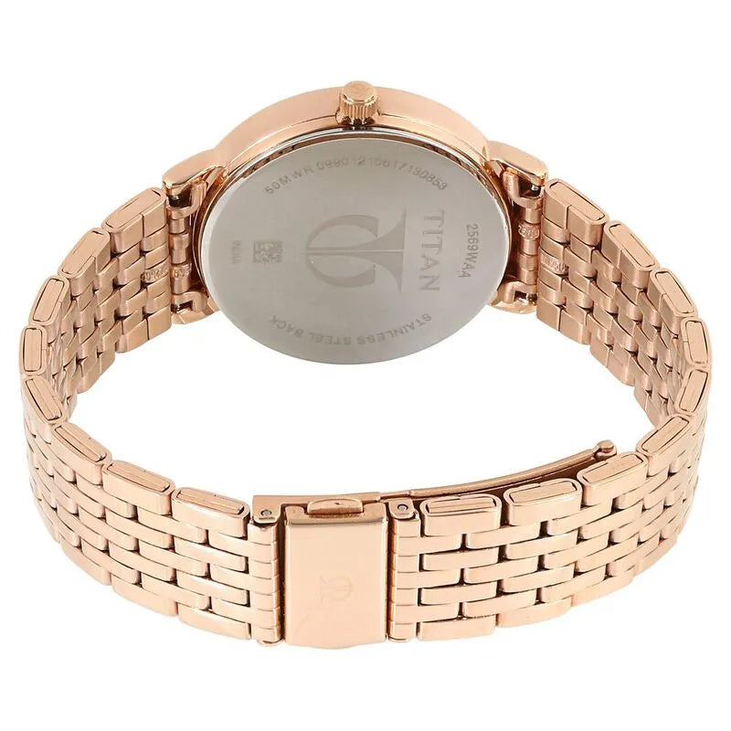 Titan Workwear Beige Dial Women&