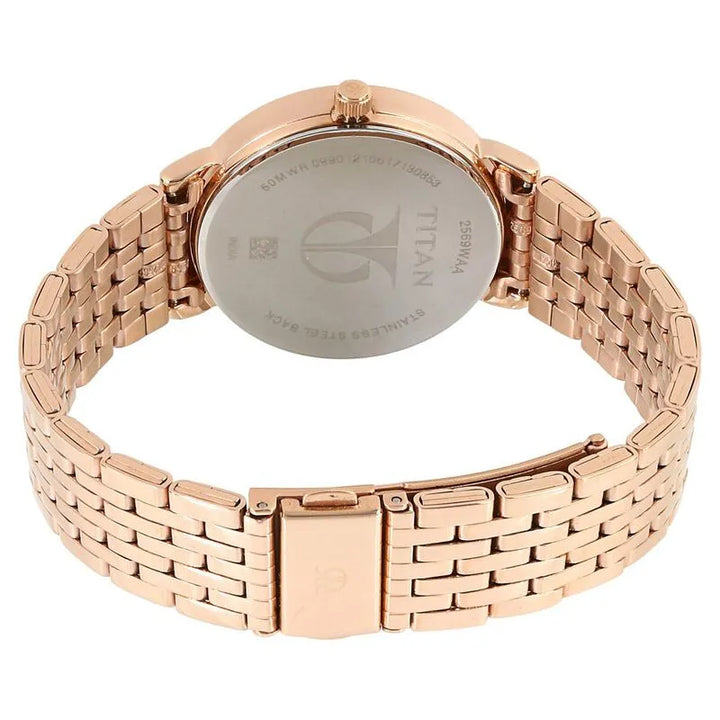 Titan Workwear Beige Dial Women&