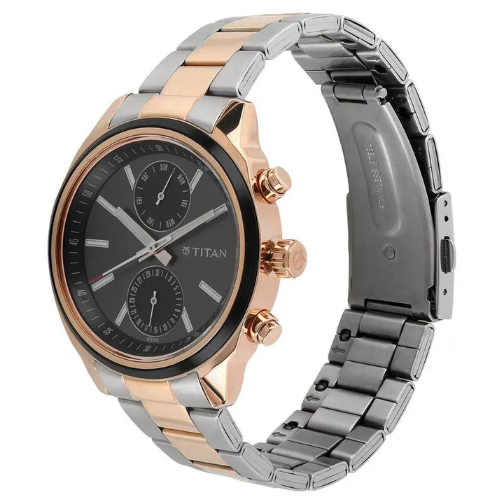 Titan Workwear nu1733km03 Black Dial Men&