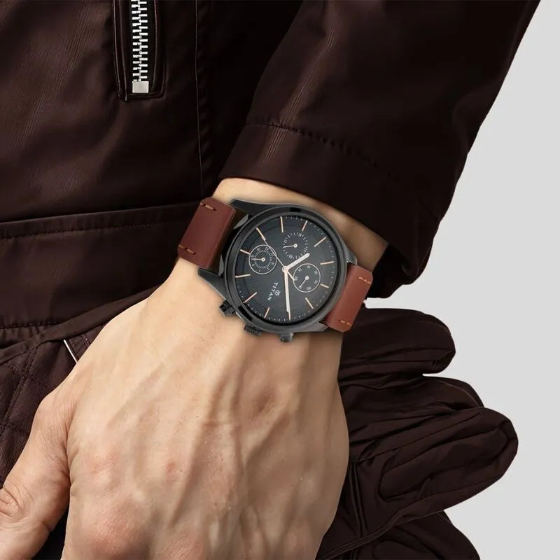 Titan Workwear nu1805nl01 Multifunction Black Dial Men&