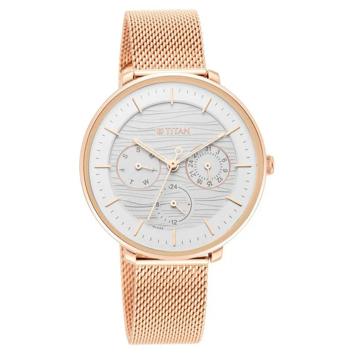 Titan Workwear NU2651WM02 Silver Dial Women&