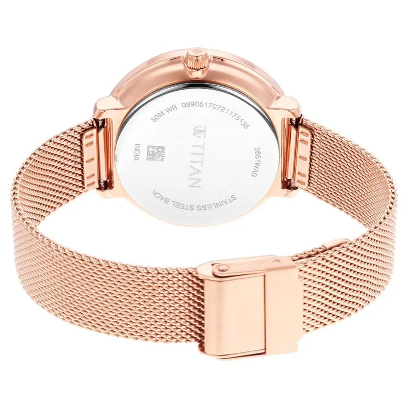 Titan Workwear NU2651WM02 Silver Dial Women&