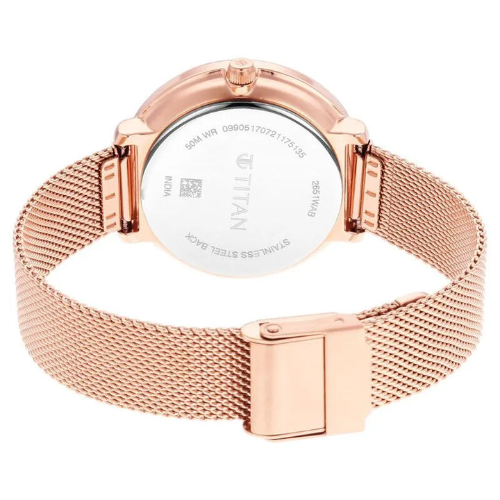 Titan Workwear NU2651WM02 Silver Dial Women&