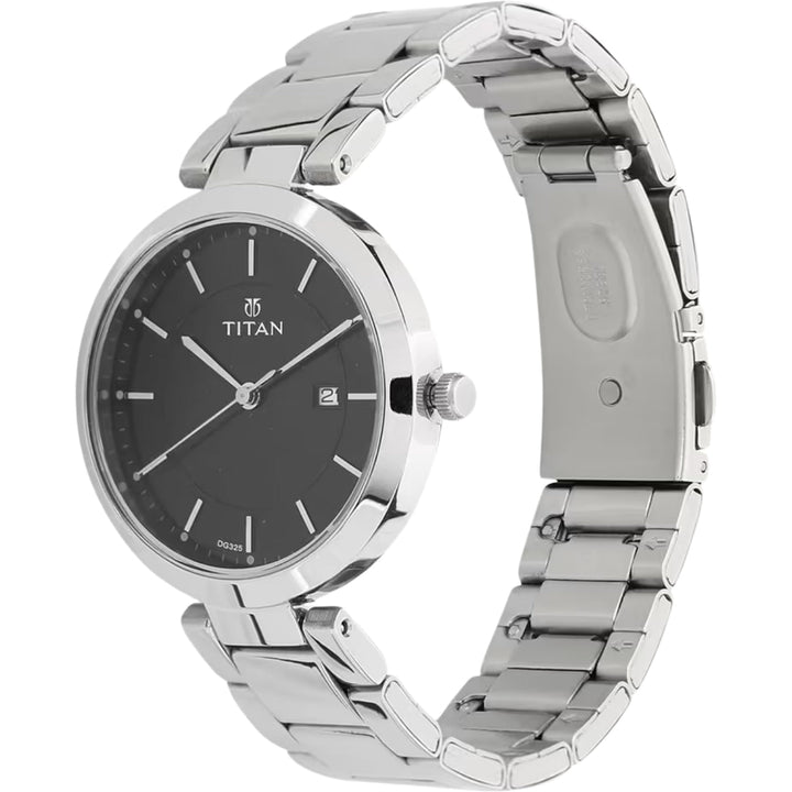 Titan NU2480SM08 Black Dial Women&