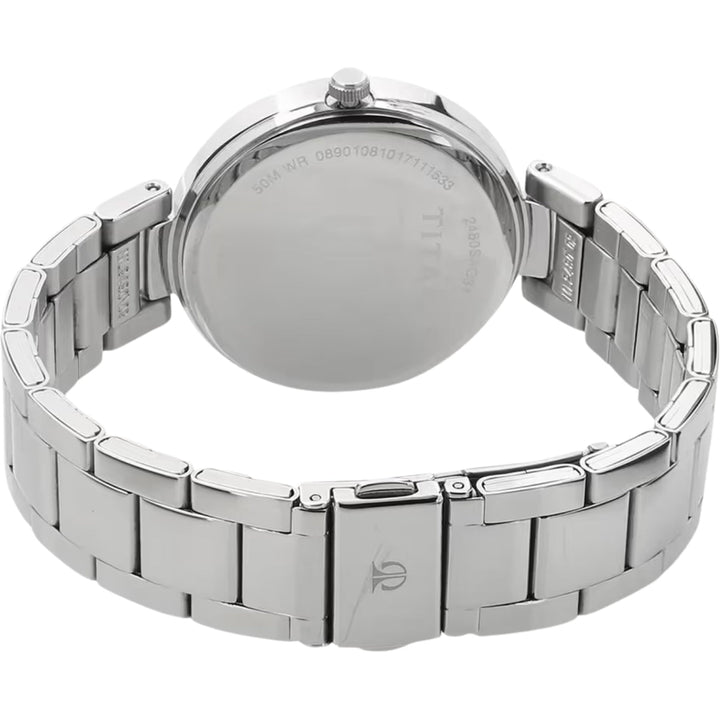 Titan NU2480SM08 Black Dial Women&