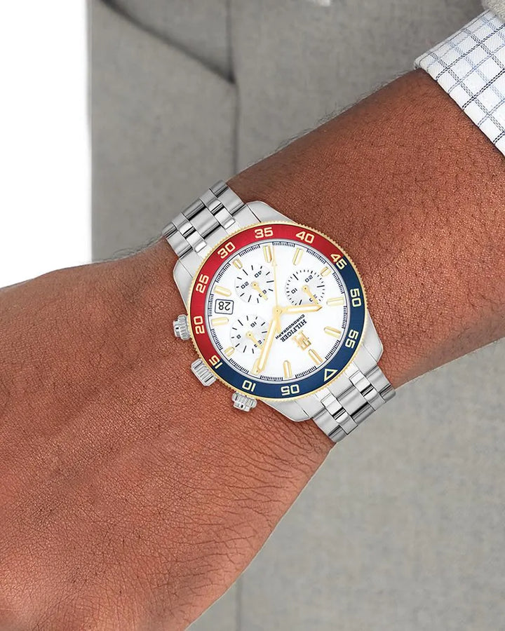 Tommy Hilfiger TH85 TH1792184 White Chronograph Men&