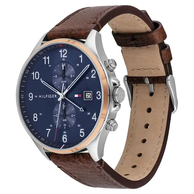 Tommy Hilfiger West NDTH1791712 Blue Dial Men&