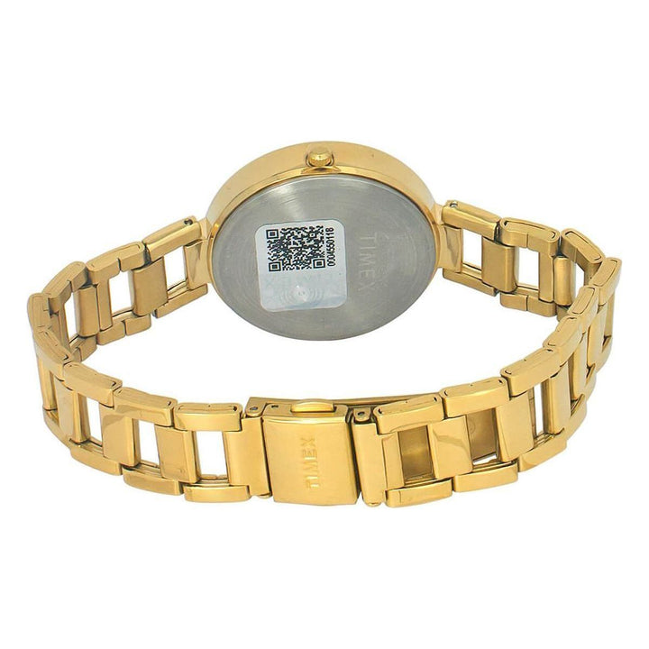 Timex Fashion Women's Silver Dial Round Case 3 Hands Function Watch -TW000X234