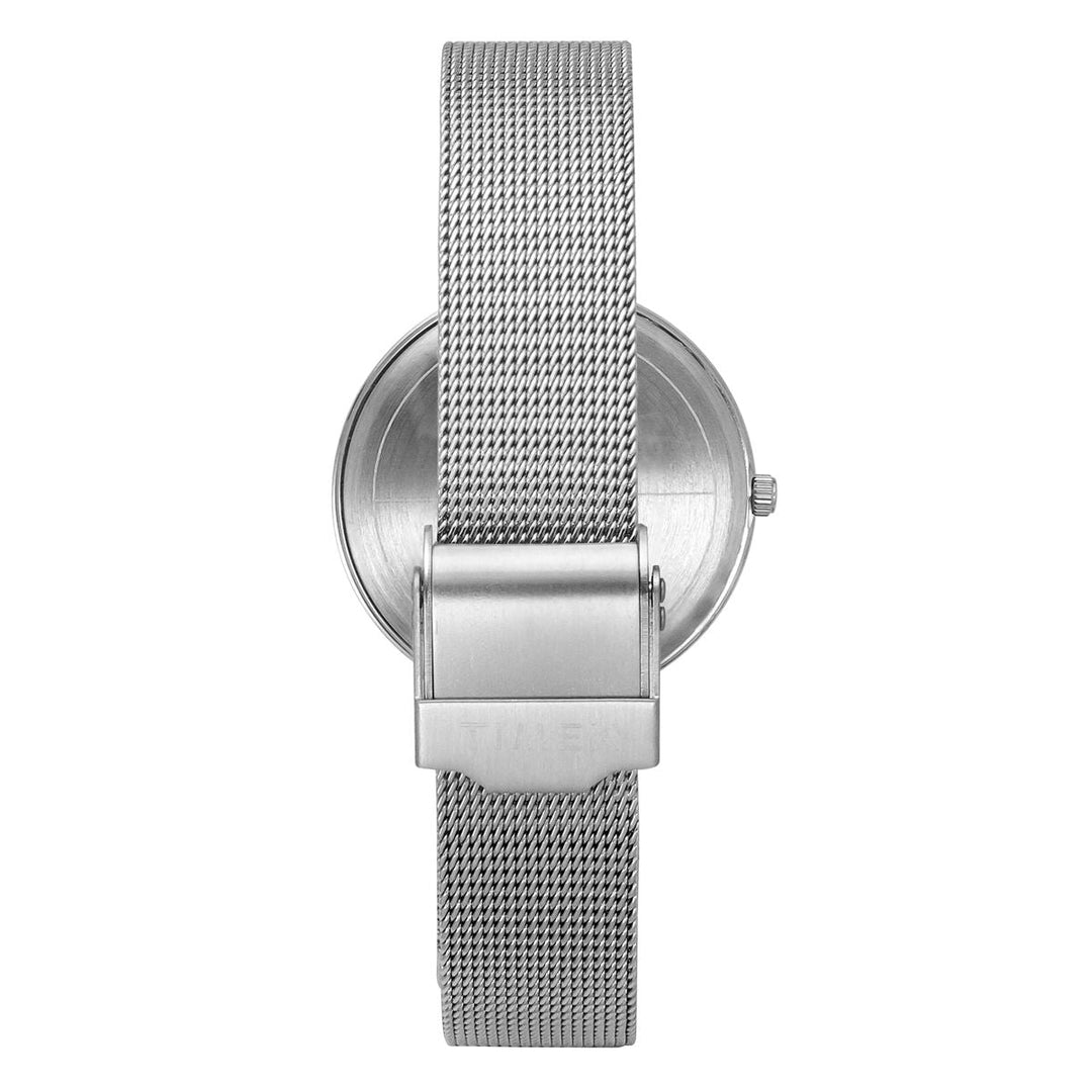 Timex Fashion Women's Blue Dial Round Case Multifunction Function Watch -TW000X241