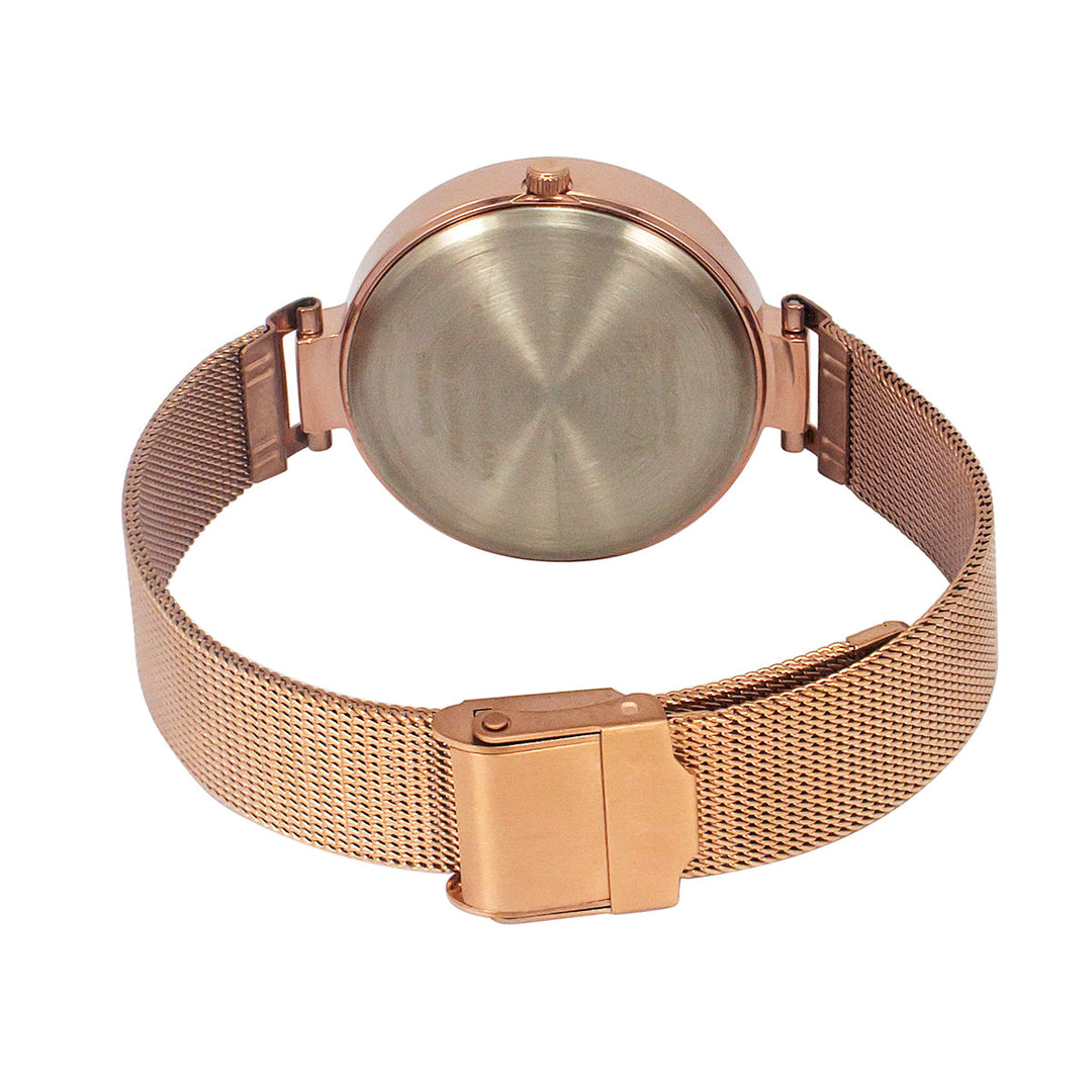 Timex Fashion Women's Pink Dial Round Case Multifunction Function Watch -TW000X242