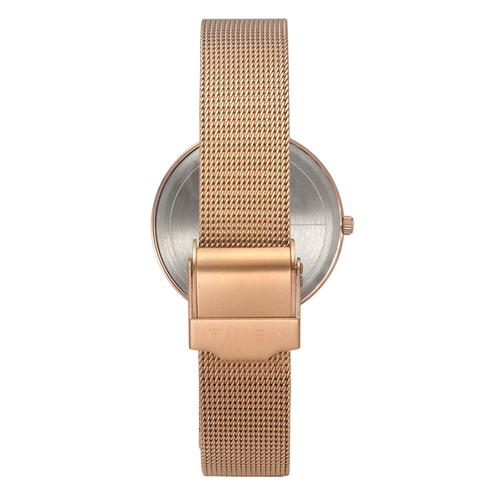 Timex Fashion Women's Pink Dial Round Case Multifunction Function Watch -TW000X242