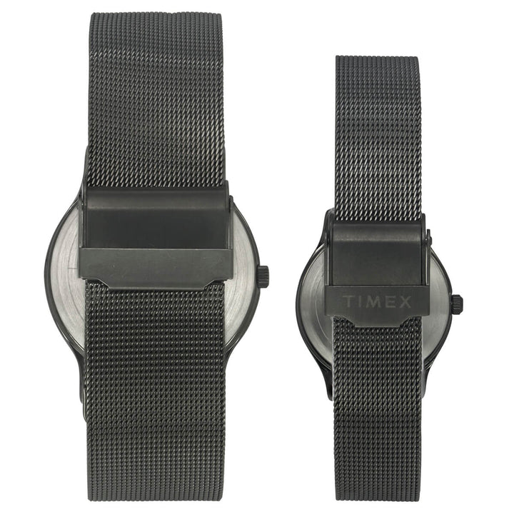 Timex Classics Pairs Red Dial Round Case 3 Hands Function Watch -TW00PR272