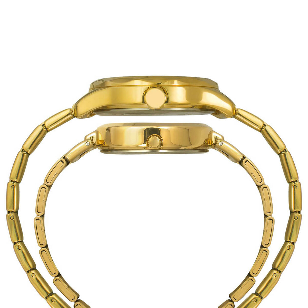 Timex Empera Pairs Silver Dial Round Case Multifunction Function Watch -TW00PR277