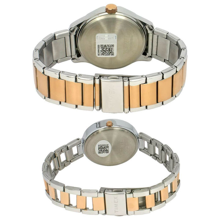 Timex Empera Pairs Black Dial Round Case Multifunction Function Watch -TW00PR279