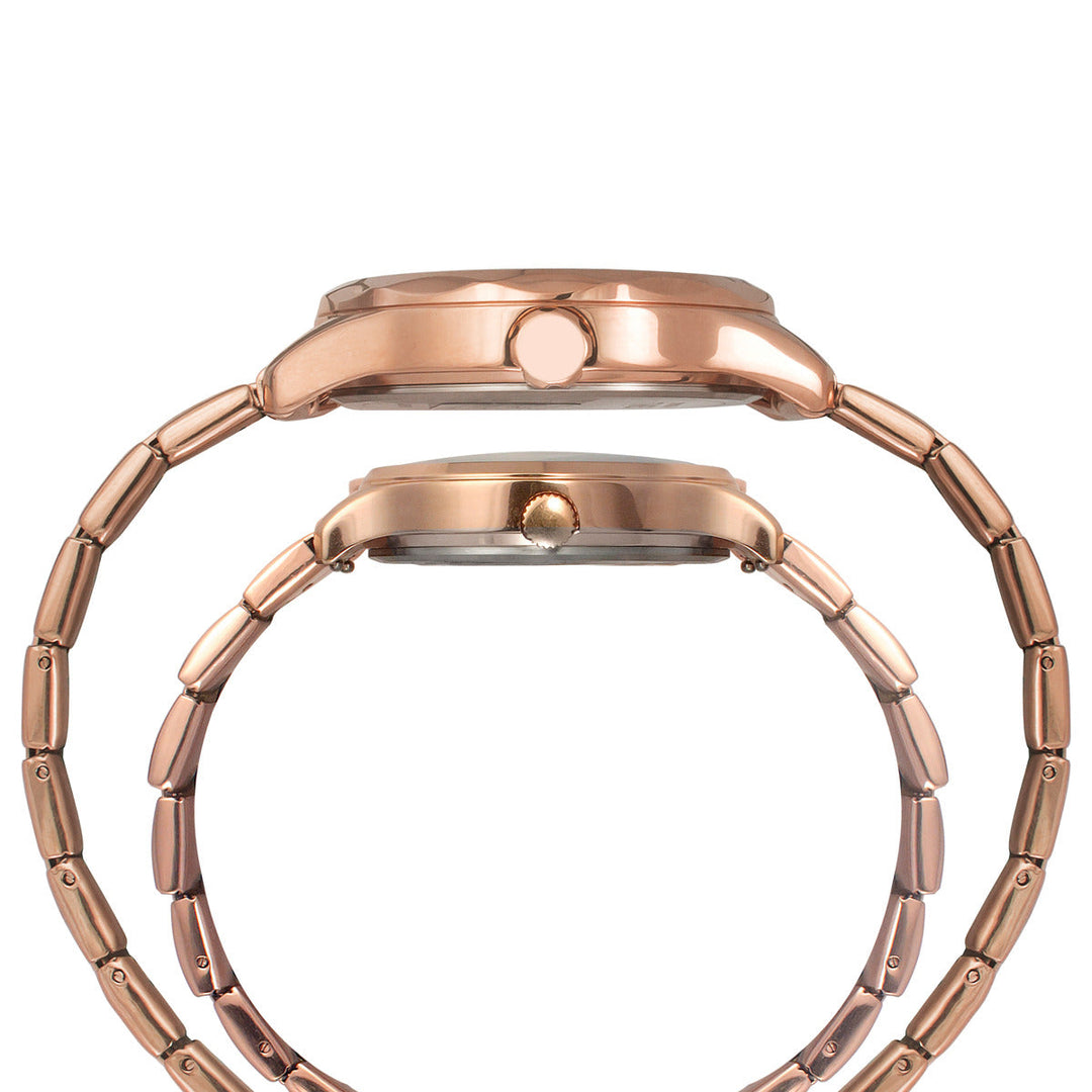 Timex Fashion Collection Premium Quality Multifunction Pair's Analog Blue Dial Coloured Quartz Watch, Round Dial With 44 Mm Case Width - TW00PR290