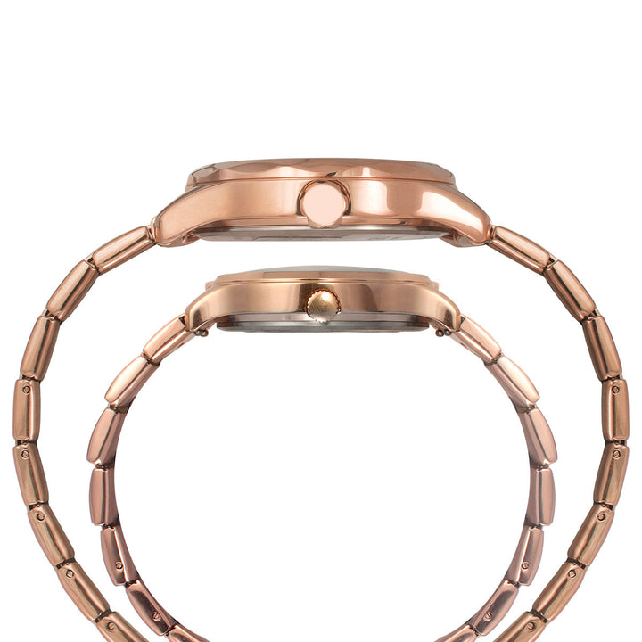 Timex Fashion Collection Premium Quality Multifunction Pair's Analog Blue Dial Coloured Quartz Watch, Round Dial With 44 Mm Case Width - TW00PR290