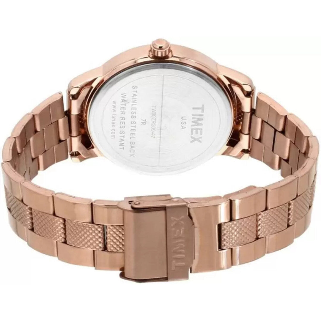 Timex 3 Hand Men Analog White Dial Coloured Quartz Watch, Round Dial With 41 Mm Case Width - TW00ZR209