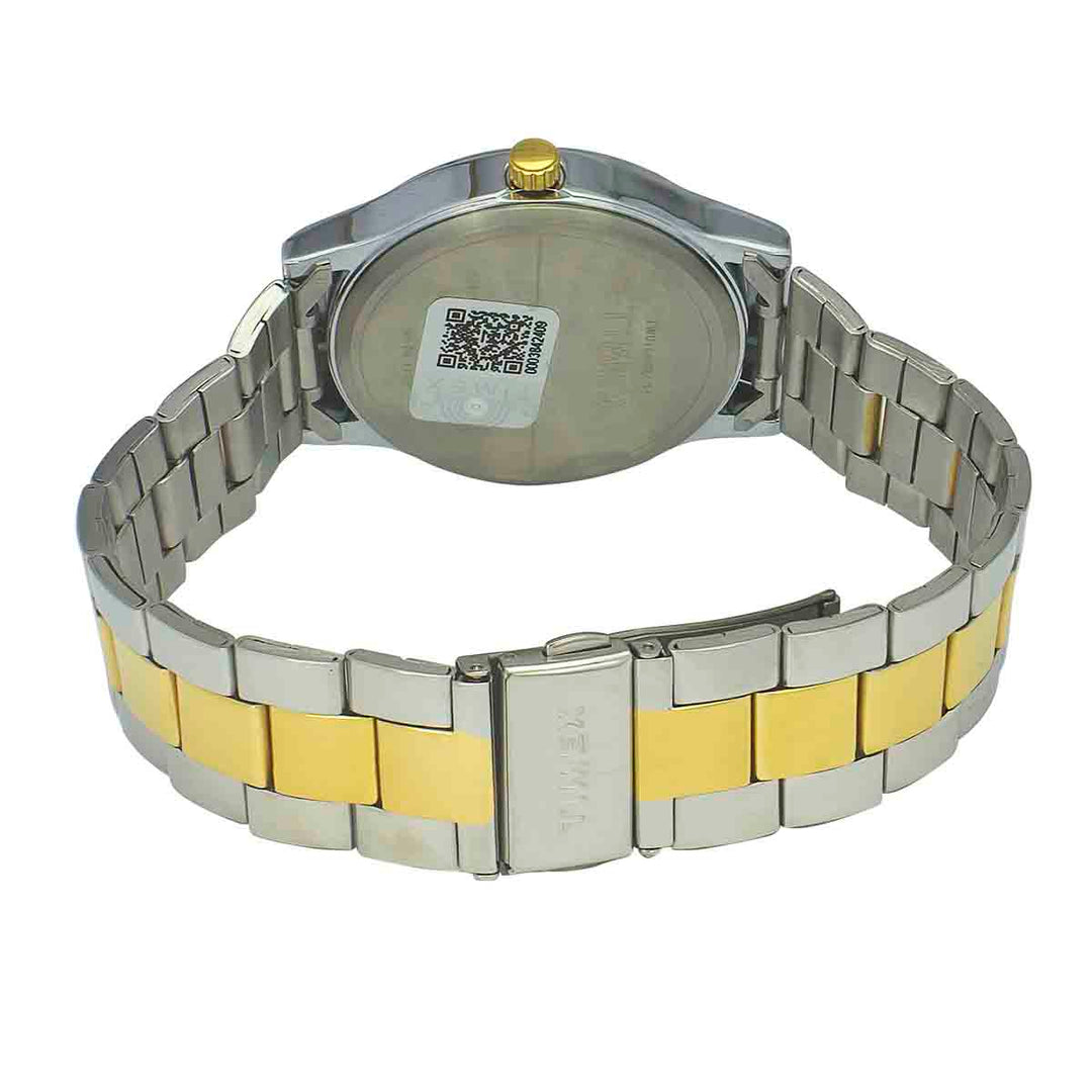 Timex Fashion Men's Silver Dial Round Case 3 Hands Function Watch -TW0TG8302