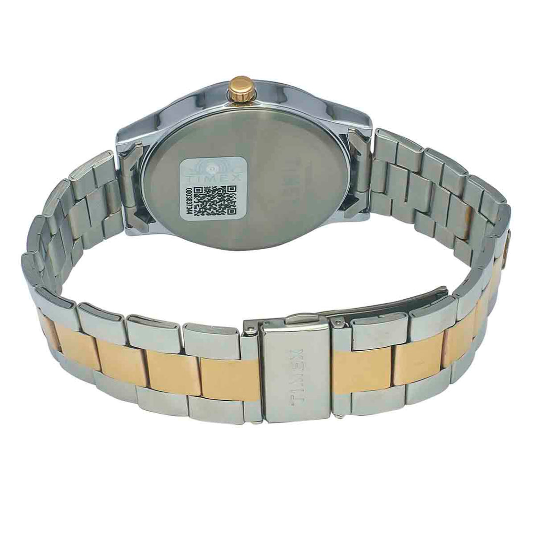 Timex Fashion Men's Blue Dial Round Case 3 Hands Function Watch -TW0TG8303