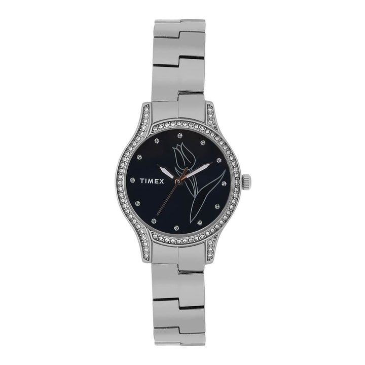 Timex Empera Women's Blue Dial Round Case 3 Hands Function Watch -TW0TL9500