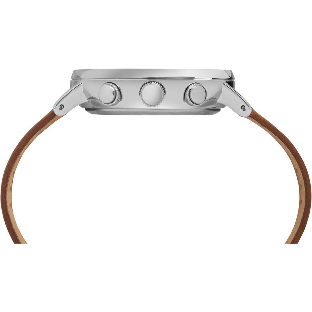 Timex Multifunctonal Men's Analog White Dial Coloured Quartz Watch, Round Dial With 41 Mm Case Width - TW2R26700UJ