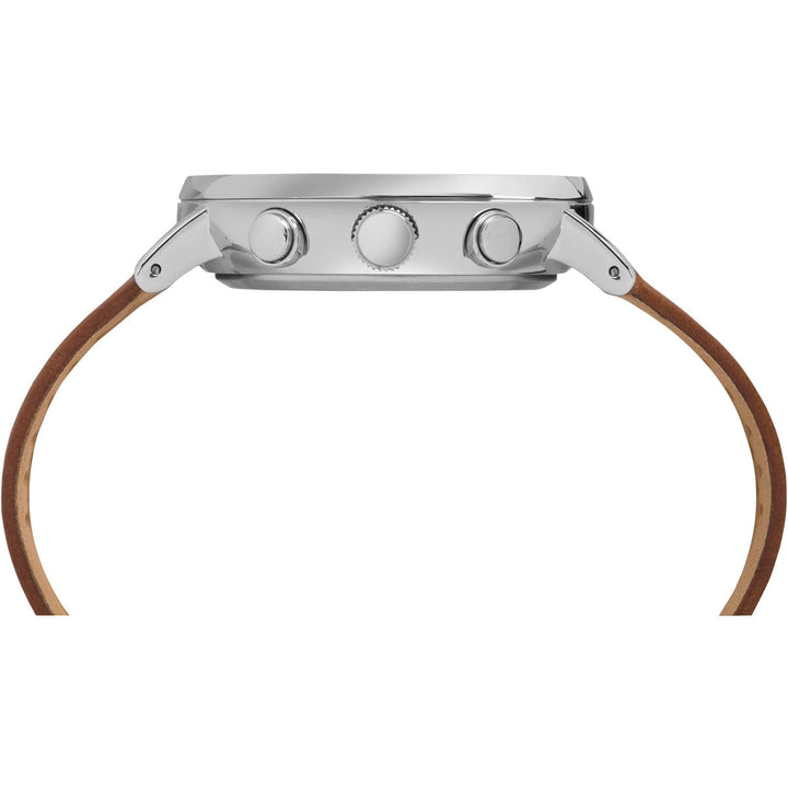 Timex Multifunctonal Men's Analog White Dial Coloured Quartz Watch, Round Dial With 41 Mm Case Width - TW2R26700UJ