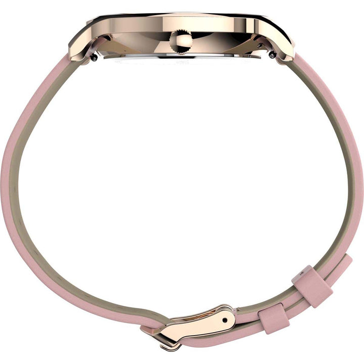 Timex Trend 3 Hands Women's Analog White Dial Quartz Watch - TW2T74300UJ