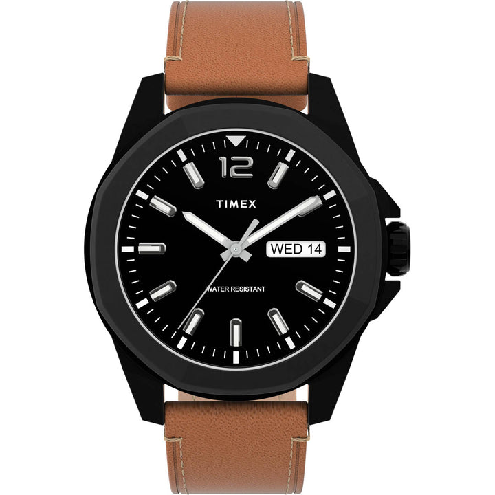 Timex Trend 3 Hands Men's Analog Black Dial Quartz Watch - TW2U15100UJ