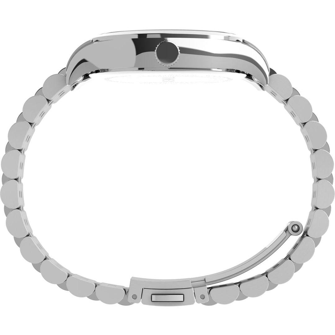 Timex Heritage Collection Women's Quartz Analog Stainless Steel Dial Round Case Stainless-Steel Function Watch -TW2U23400