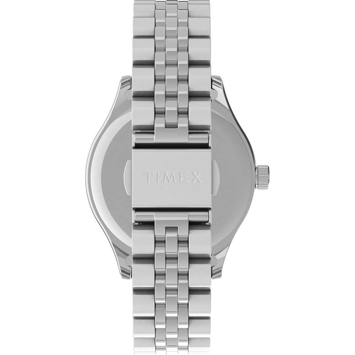 Timex Heritage Collection Women's Quartz Analog Stainless Steel Dial Round Case Stainless-Steel Function Watch -TW2U23400