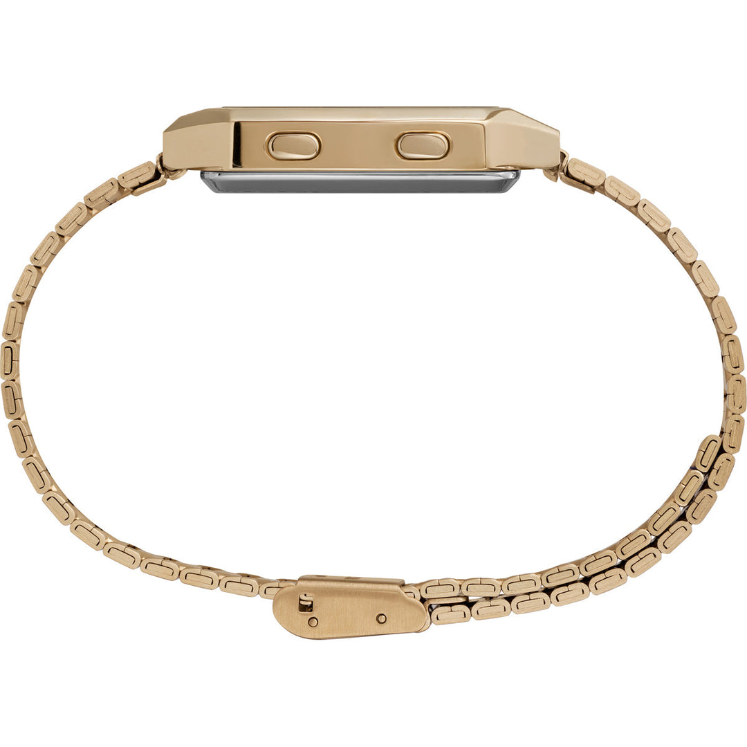 Timex 3 Hands Men's Digital Grey Dial Coloured Quartz Watch, Square Dial With 32.5 Mm Case Width - TW2U72500U9