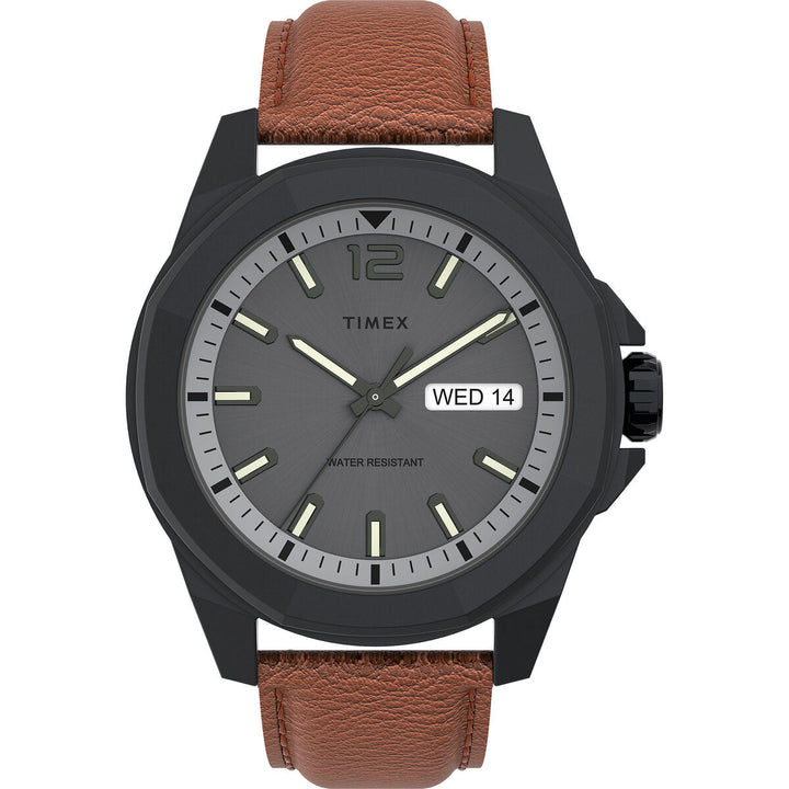 Timex Trend 3 Hands Men's Analog Grey Dial Coloured Quartz Watch - TW2U82200UJ