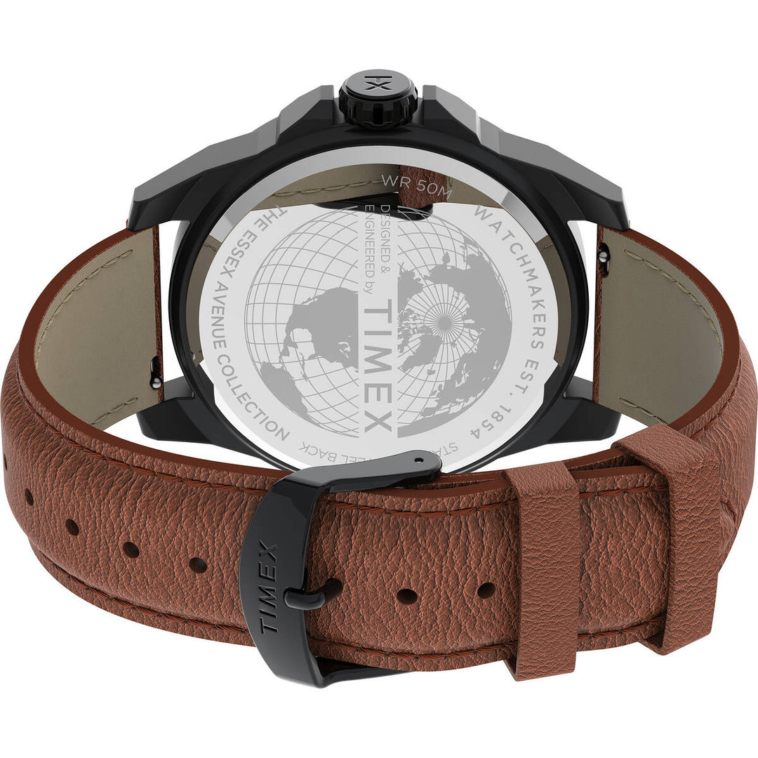 Timex Trend 3 Hands Men's Analog Grey Dial Coloured Quartz Watch - TW2U82200UJ