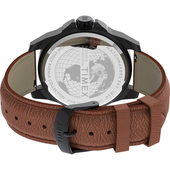 Timex Trend 3 Hands Men's Analog Grey Dial Coloured Quartz Watch - TW2U82200UJ