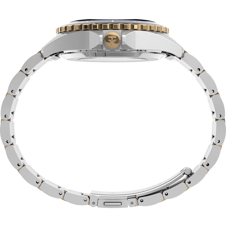 Timex Trend Men Automatic Blue Round Stainless Steel Dial Analog Watch - TW2U83500UJ