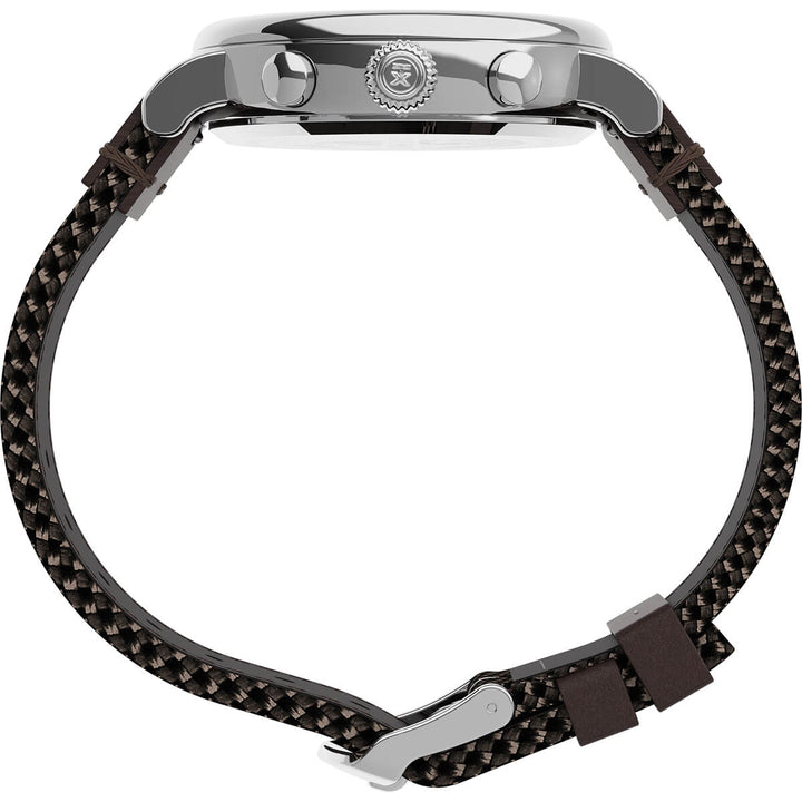 Timex Multifunctonal Men's Analog Black Dial Coloured Quartz Watch, Round Dial With 41 Mm Case Width - TW2U89300UJ