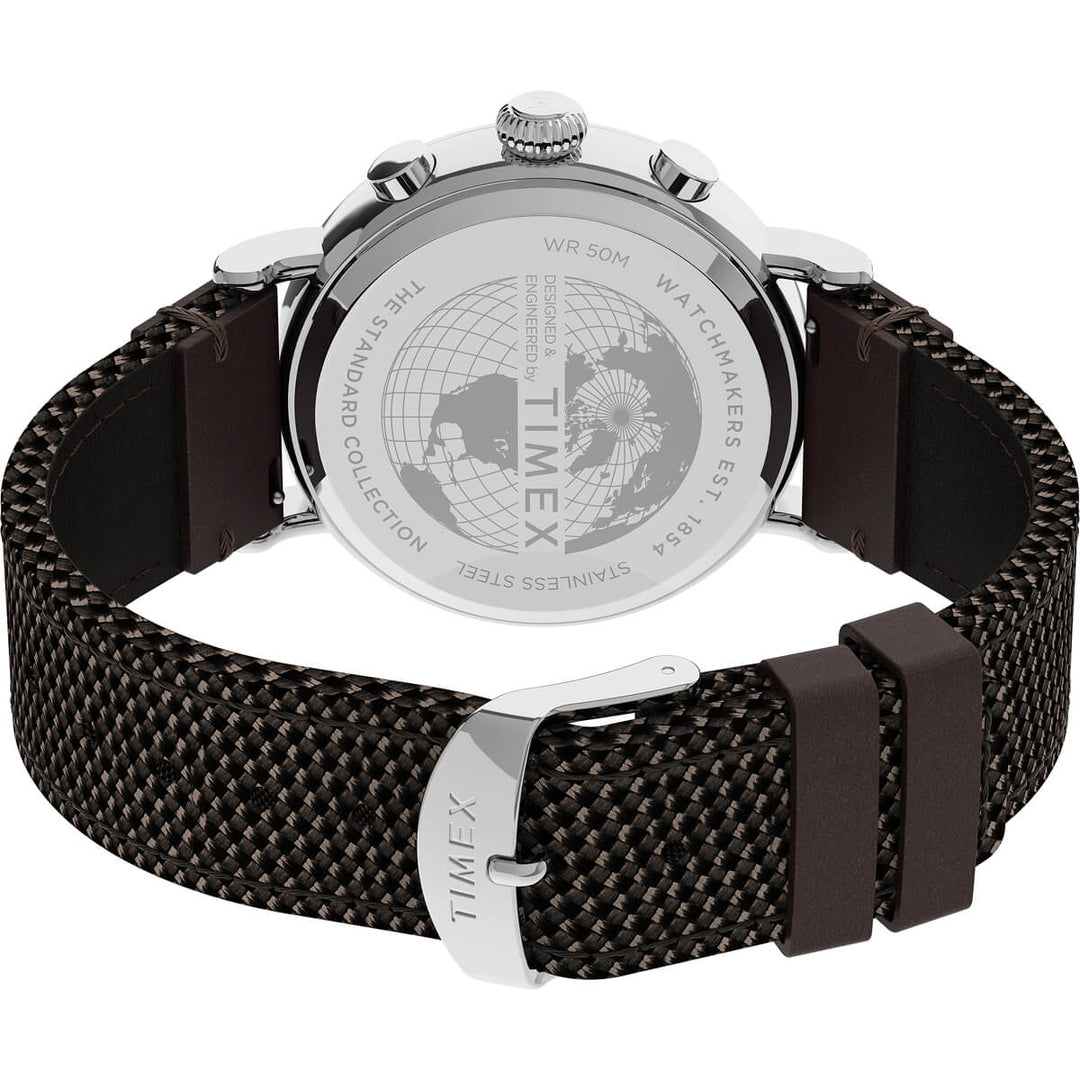 Timex Multifunctonal Men's Analog Black Dial Coloured Quartz Watch, Round Dial With 41 Mm Case Width - TW2U89300UJ