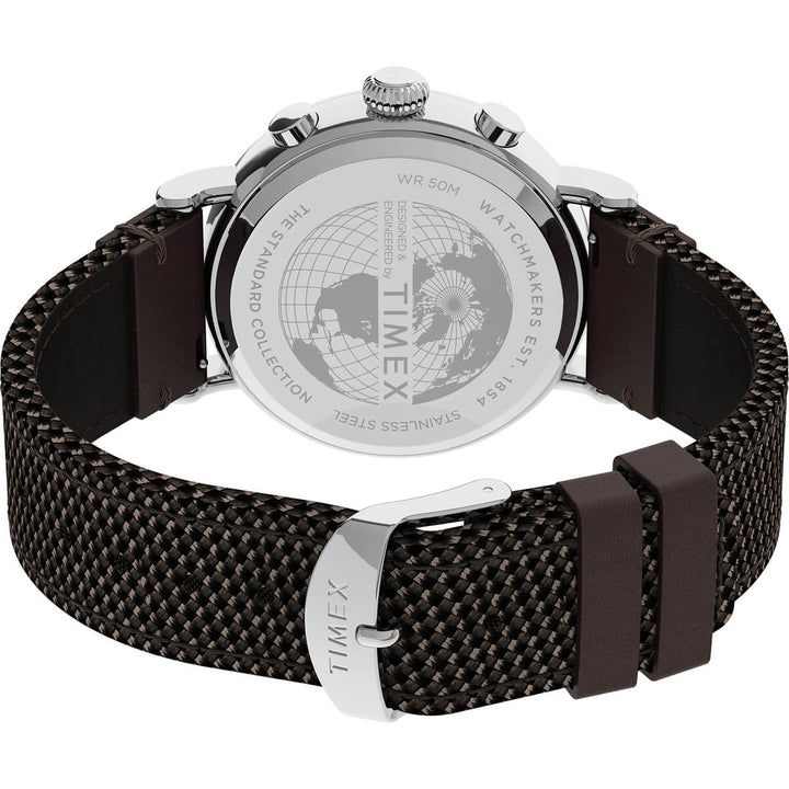 Timex Multifunctonal Men's Analog Black Dial Coloured Quartz Watch, Round Dial With 41 Mm Case Width - TW2U89300UJ