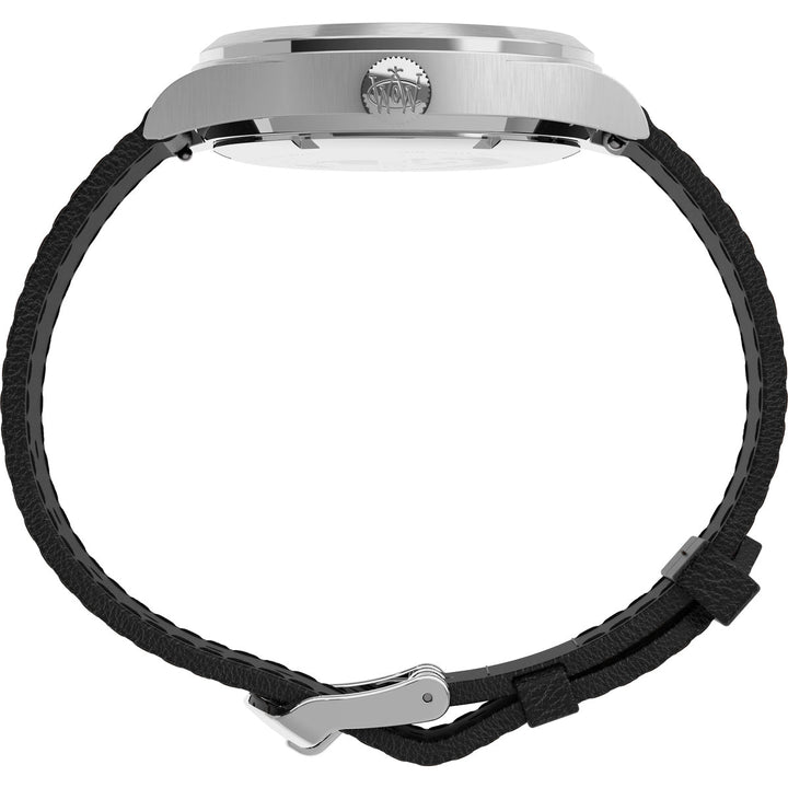 Timex 3 Hands Men's Analog Silver Dial Coloured Quartz Watch, Round Dial With 39 Mm Case Width - TW2U90200UJ