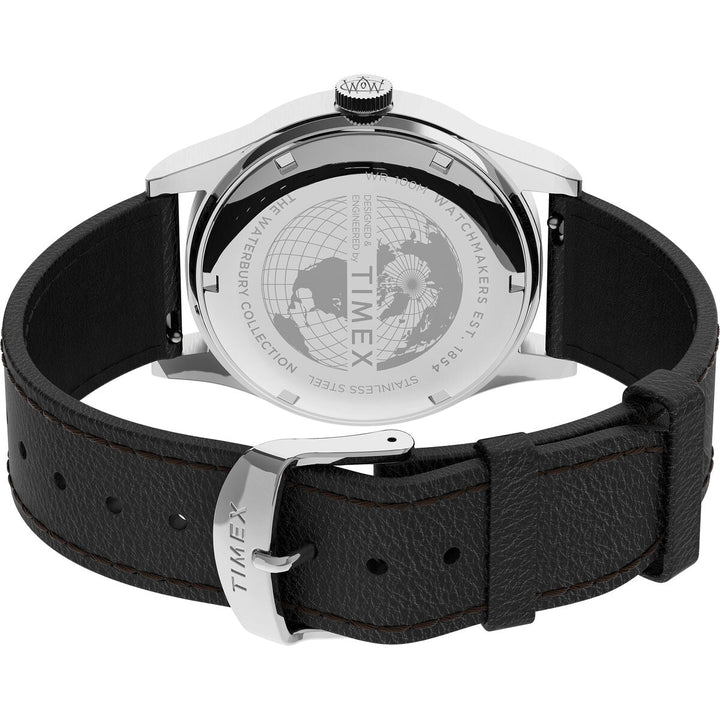 Timex 3 Hands Men's Analog Silver Dial Coloured Quartz Watch, Round Dial With 39 Mm Case Width - TW2U90200UJ