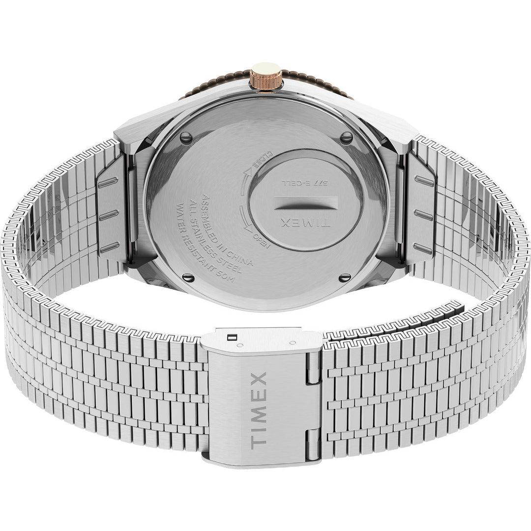 Timex 3 Hands Women's Analog Silver Dial Coloured Quartz Watch, Round Dial With 36 Mm Case Width - TW2U95600UJ