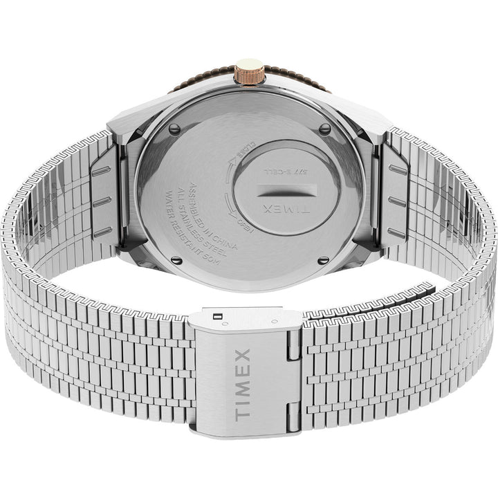 Timex 3 Hands Women's Analog Silver Dial Coloured Quartz Watch, Round Dial With 36 Mm Case Width - TW2U95600UJ