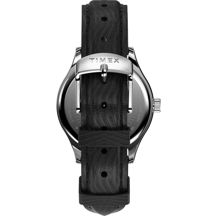 Timex 3 Hands Women's Analog White Dial Coloured Quartz Watch, Round Dial With 34 Mm Case Width - TW2U97700UJ