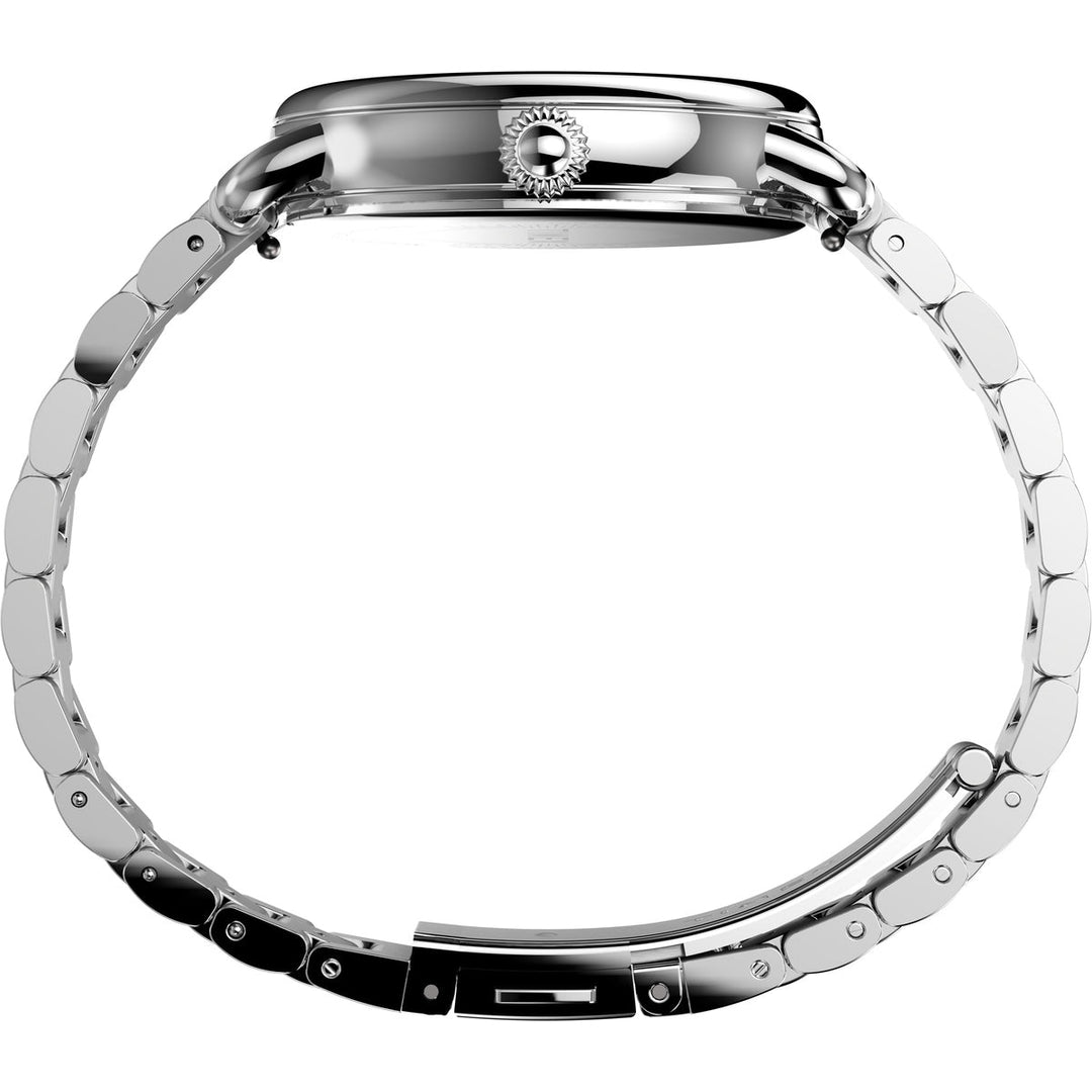 Timex Multifunctonal Women's Analog White Dial Coloured Quartz Watch, Round Dial With 34 Mm Case Width - TW2U98300UJ